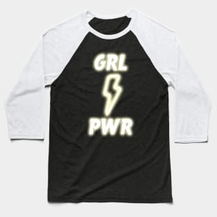 GRL PWR Neon Baseball T-Shirt